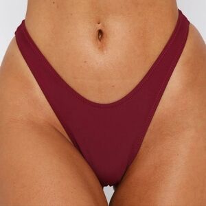 Women's Burgundy Swim Bottom